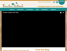 Tablet Screenshot of familiesoutreach.org